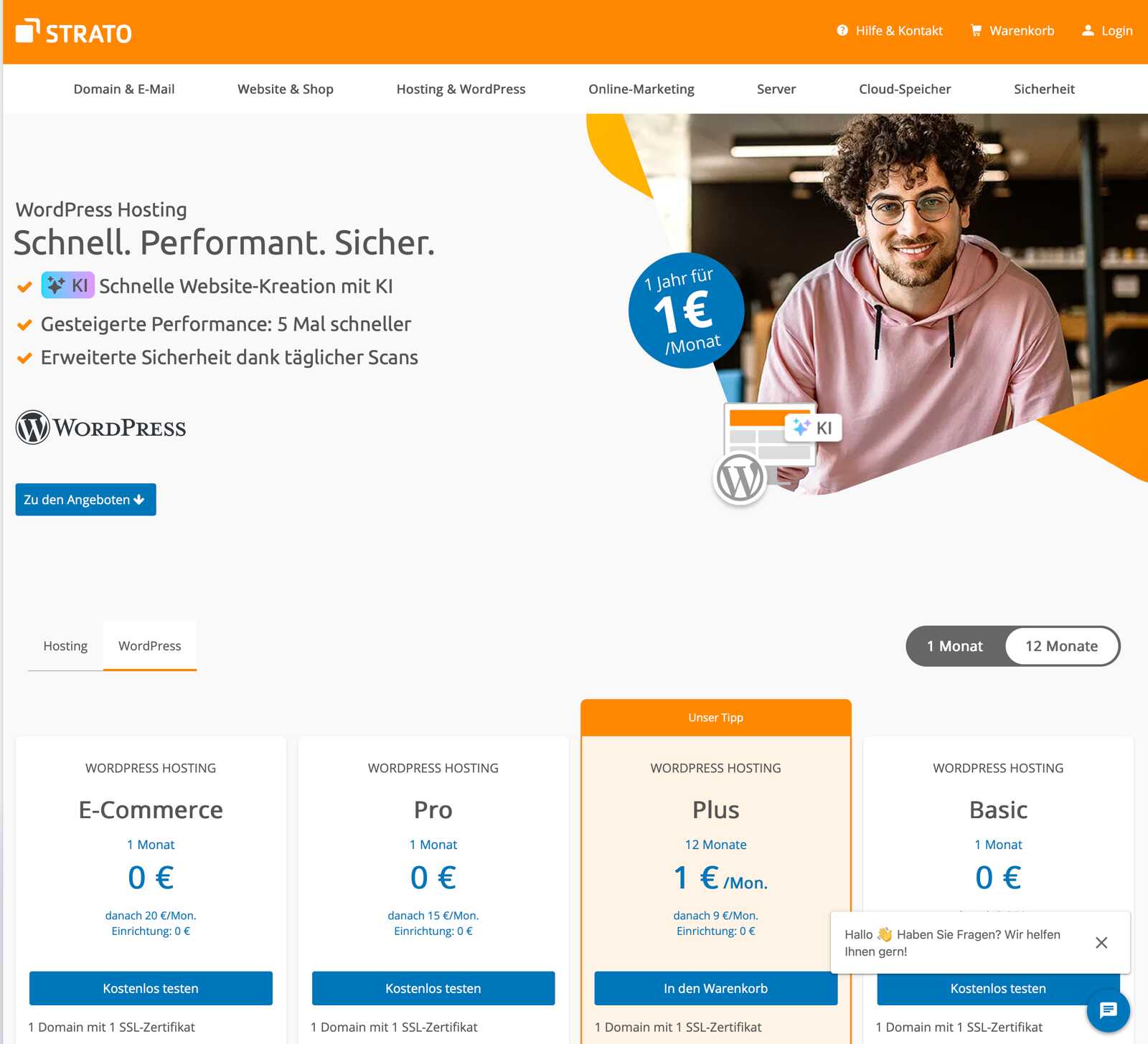 wordpress hosting eu