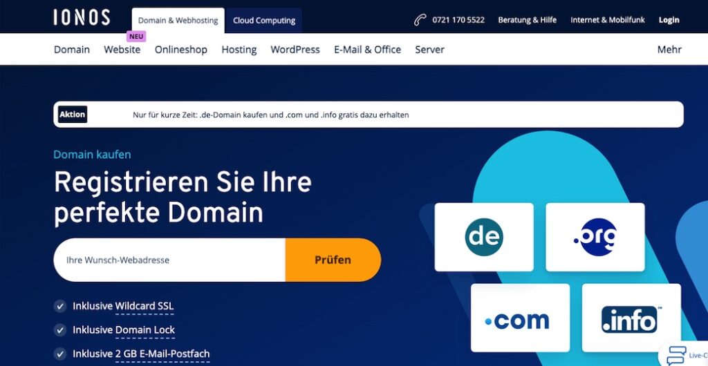 hosting und domain kaufen