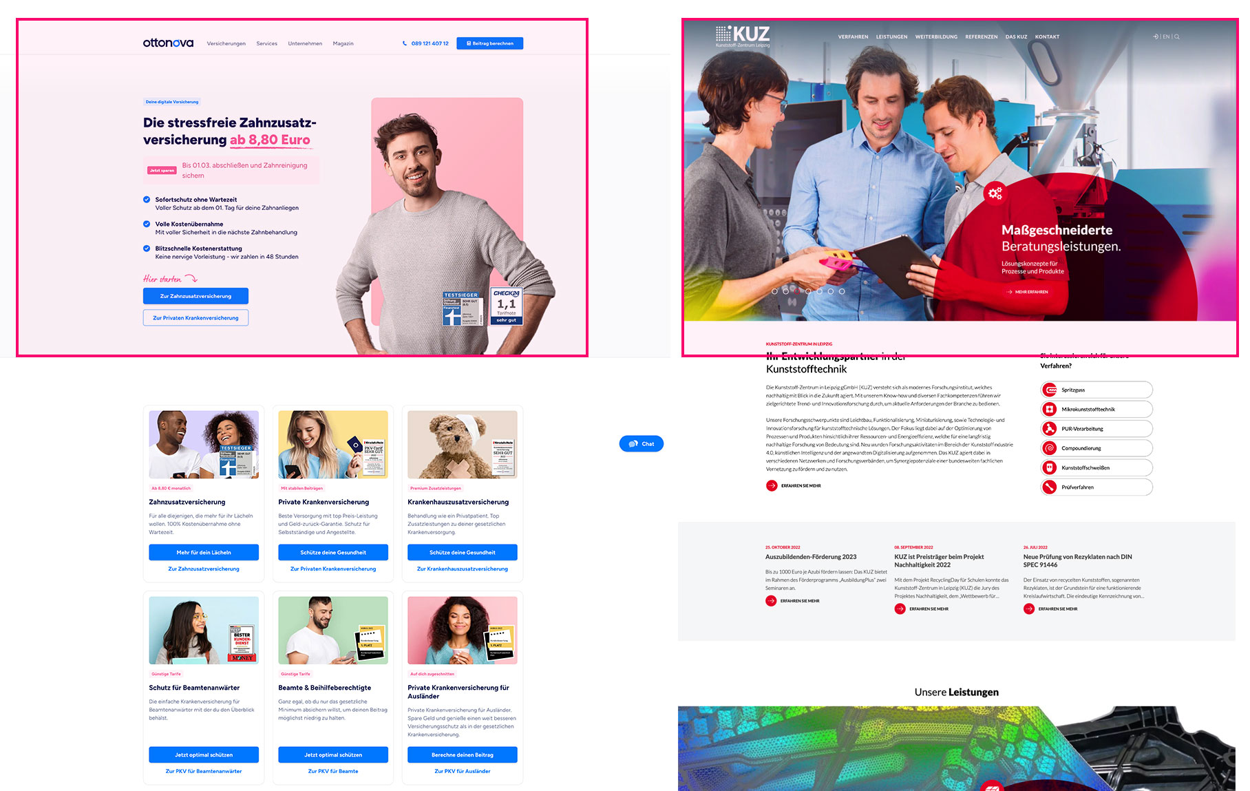 benutzerfreundliche website