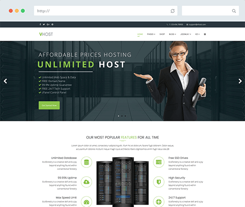 kostenlose joomla 4 templates