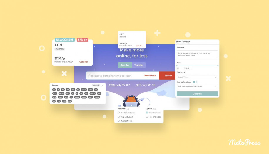 wordpress hosting domain