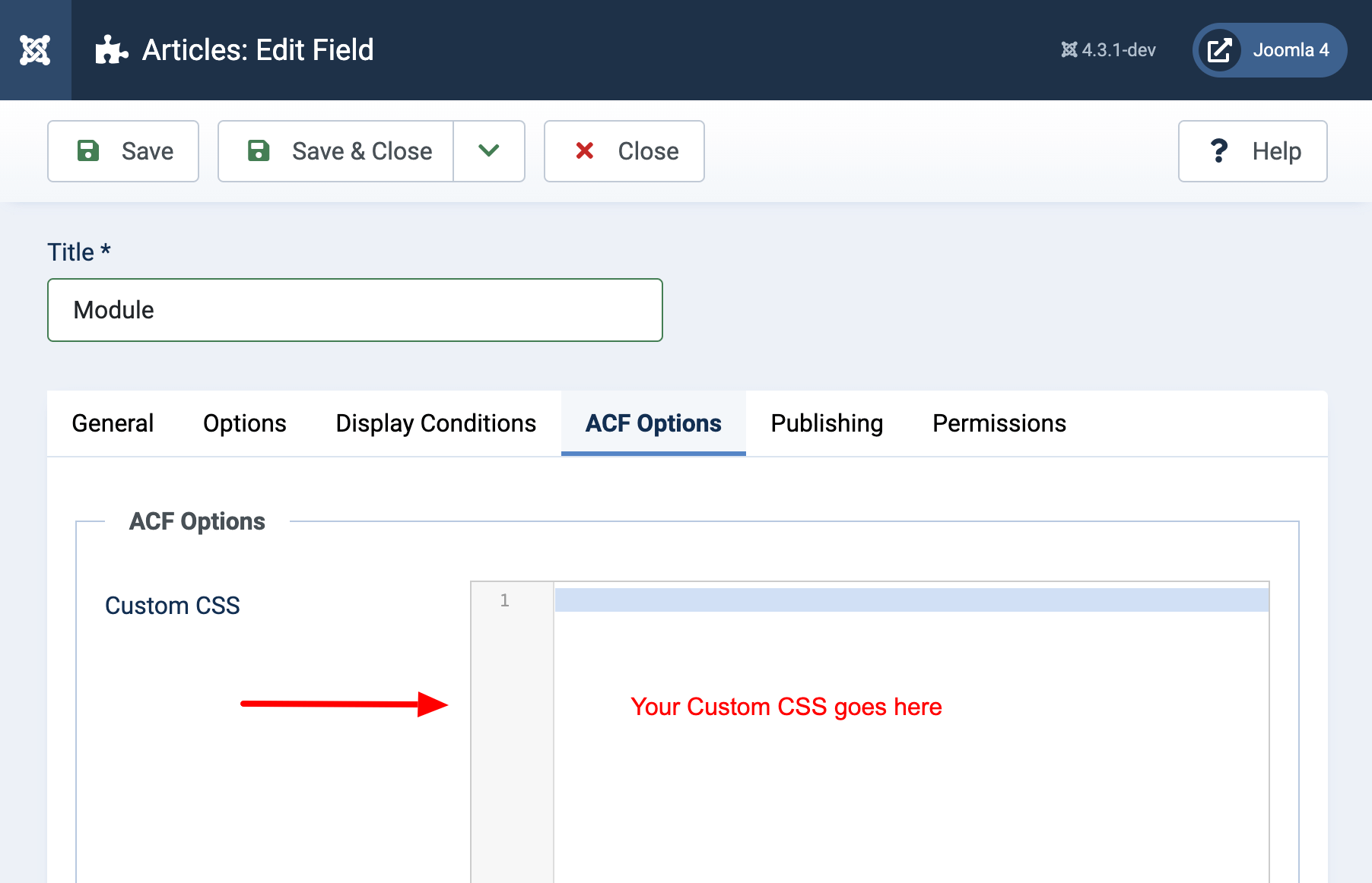 joomla custom css
