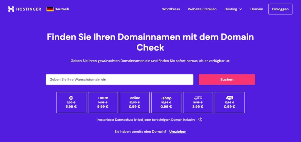 welcher domain anbieter ist der beste
