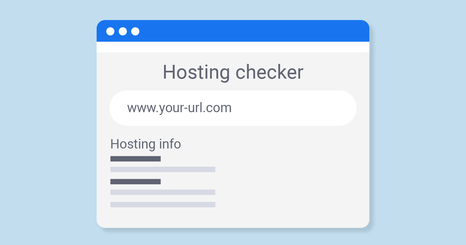 hosting einer website herausfinden