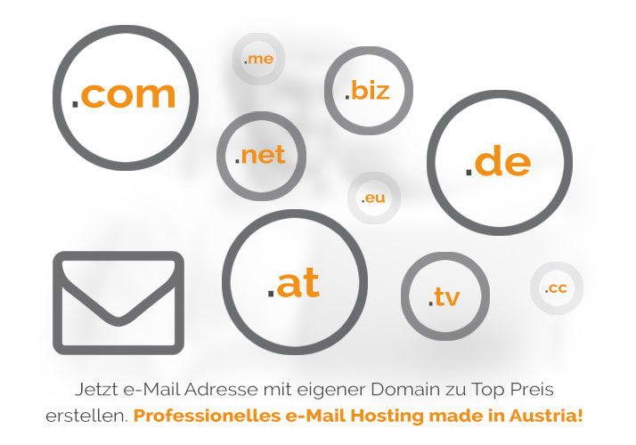 email hosting mit eigener domain