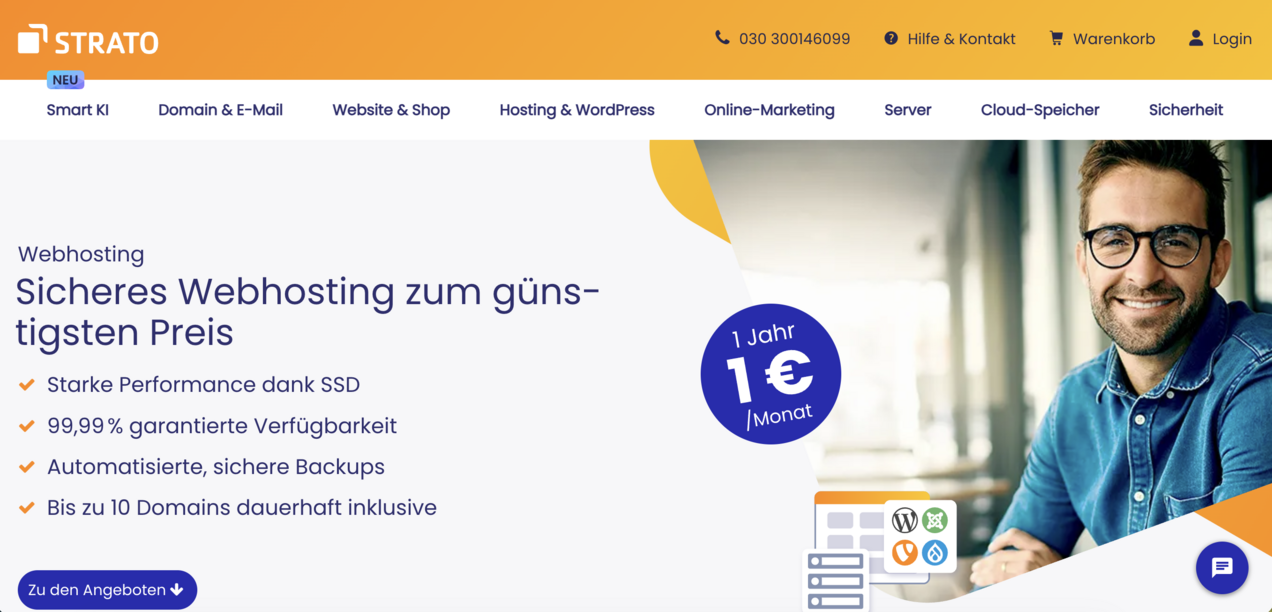 günstige website hoster