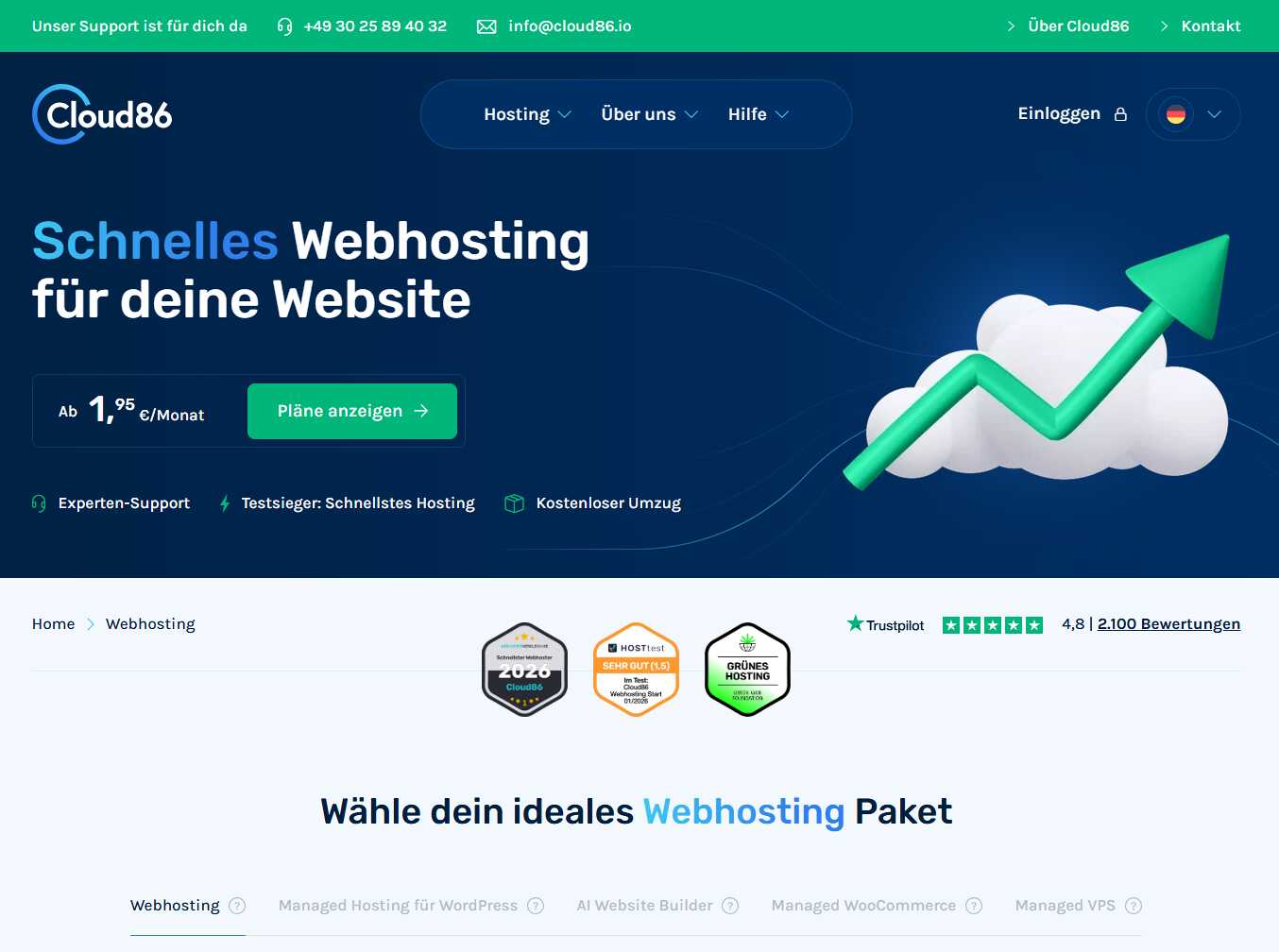 webserver hosting vergleich