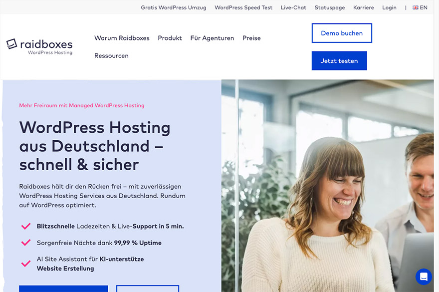 welches hosting für wordpress